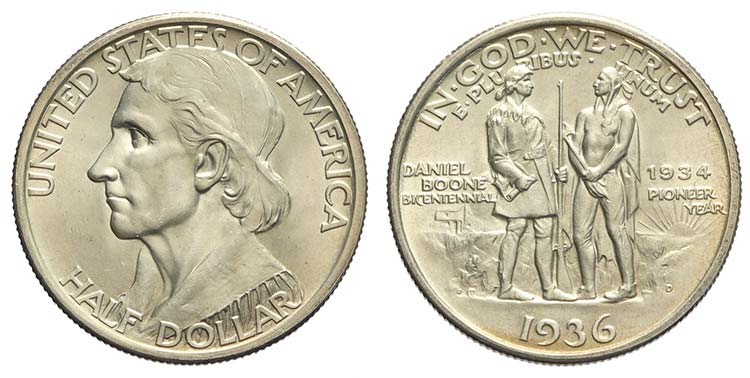 United States, Half Dollar Daniel ... 