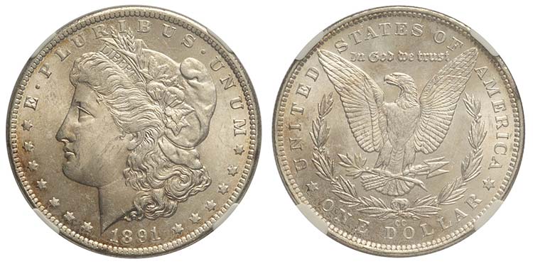 United States, Dollar 1891-CC ... 