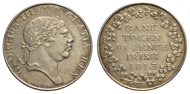 Ireland, George III, 10 Pence ... 