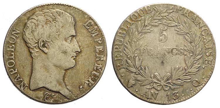 France, Napoleon I Empereur, 5 ... 