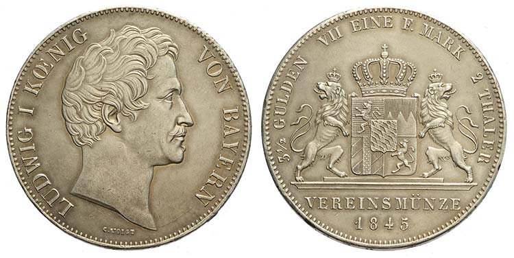 Germany, Bavaria, Ludwig I, 2 ... 