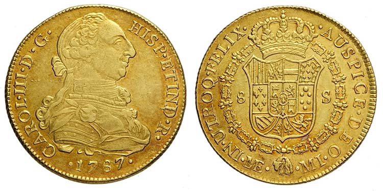 Perù, Charles III, 8 Escudos ... 