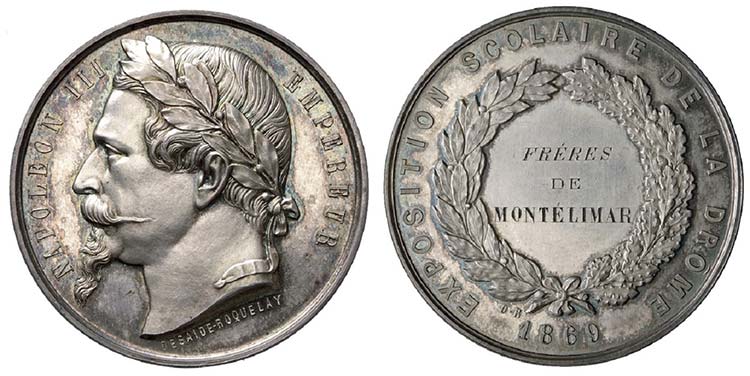 France - Napoleone III medaglia ... 
