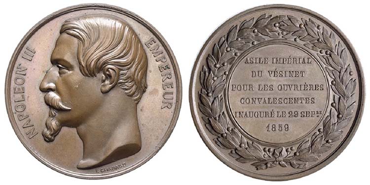 France - Napoleone III medaglia a ... 