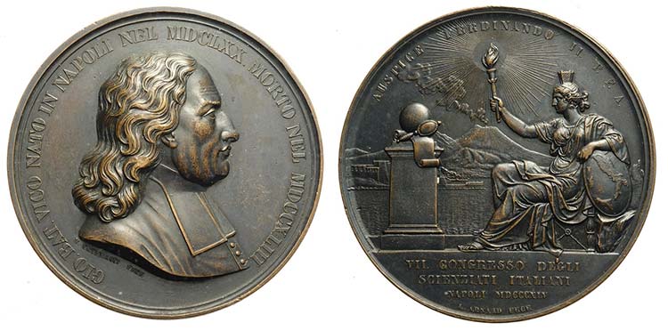 Napoli - Ferdinando II medaglia a ... 