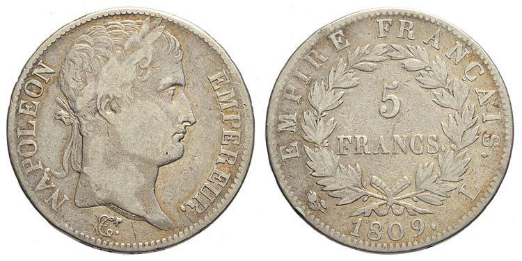 France, Napoleon I Empereur, 5 ... 