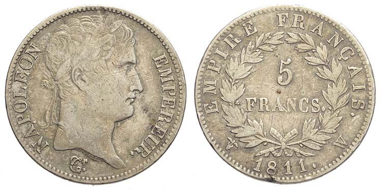 France, Napoleon I Empereur, 5 ... 