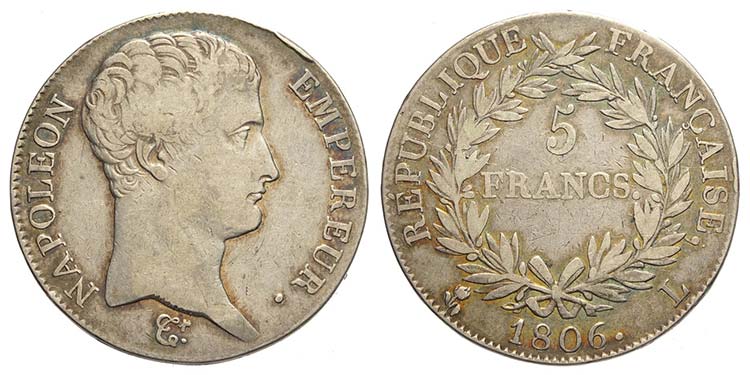 France, Napoleon I Empereur, 5 ... 