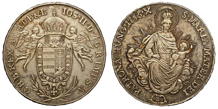 Hungary, Joseph II, Thaler 1786-B, ... 