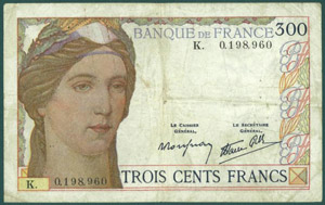 Francia 300 Franchi (1938) - Francia300 ... 