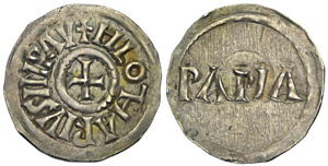Pavia (840-855) Denaro - Pavia – Lotario I ... 