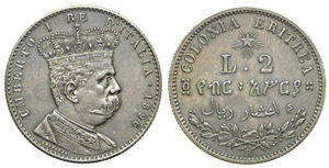 Regno d’Italia 2 Lire 1896 SPL+ - Regno ... 