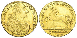 Germania / Brunswick 5 Talleri 1765 - ... 