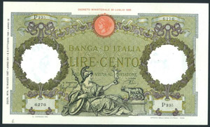 Vittorio Emanuele III (1900-1943) 100 Lire ... 