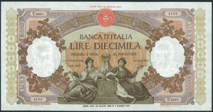 Repubblica Italiana 10.000 Lire 24/3/1962 - ... 