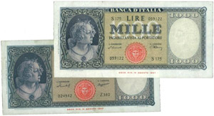 Repubblica Italiana (dal 1946) Lotto di 2 ... 