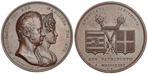 Medaglia a ricordo delle nozze fra ... 