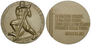 Medaglia a ricordo della mostra nazionale ... 