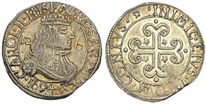 Cagliari 2,5 Reali 1694 - Cagliari – Carlo ... 