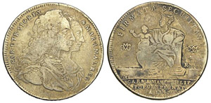 Napoli Piastra 1747 - Napoli – Carlo di ... 