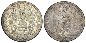 Roma Piastra 1680 - Roma – Innocenzo XI ... 