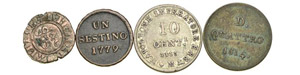 Milano / Genova – Lotto di 4 Monete - ... 