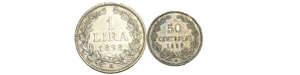 San Marino (1864-1938) Lotto di 2 monete - ... 
