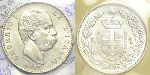 Regno d’Italia Lira 1887 - Regno ... 