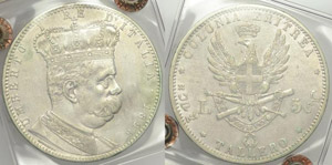 Regno d’Italia 5 Lire Tallero 1896 - Regno ... 