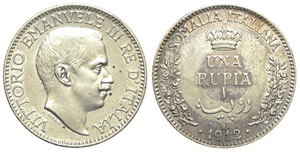 Rupia 1912 - Regno d’Italia – Vittorio ... 