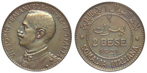 2 Bese 1921 - Regno d’Italia – Vittorio ... 