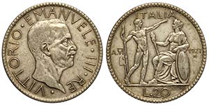Regno dItalia, Vittorio Emanuele III, 20 ... 