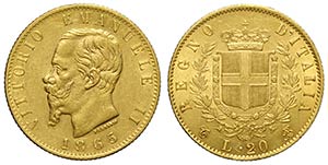 Regno dItalia, Vittorio Emanuele II, 20 ... 