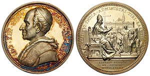 Leone XIII - Medaglia anno XVII, opus ... 