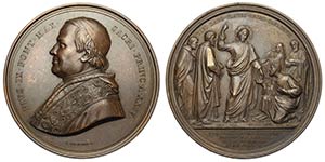 Pio IX - Medaglia a ricordo del Concilio ... 