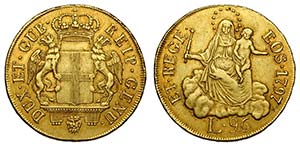 Genova, Repubblica, 96 Lire 1797, Rara Au ... 