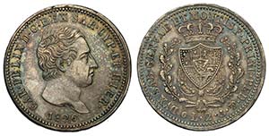 Savoia, Carlo Felice, 2 Lire 1826 Genova, ... 
