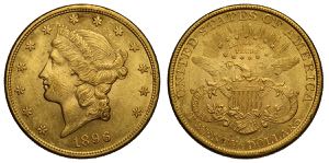United States of America, 20 Dollars 1896, ... 