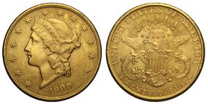 United States of America, 20 Dollars 1900, ... 
