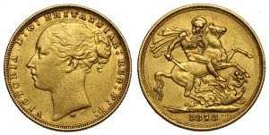 Australia, Victoria, Sovereign 1878-M, Au mm ... 