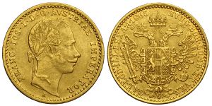 Austria, Franz Joseph I, Ducat 1863-A, Au mm ... 