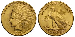 United States of America, 10 Dollars 1932, ... 