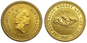 Australia, Elizabeth II, 25 Dollars 1987, Au ... 