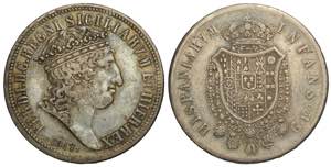 Napoli, Ferdinando I di Borbone, Piastra da ... 