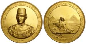 Egypt Medal for the international exposition ... 
