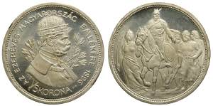 Hungary, Franz Joseph I, 5 Korona 1896-UP ... 