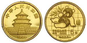 China, Peoples Republic, Gold Panda Bullion ... 