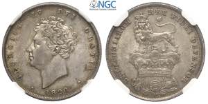 Great Britain, George IV, Shilling 1826, Ag ... 