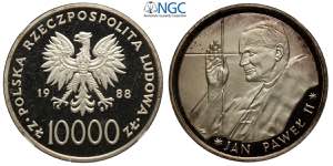 Poland, Republic, 10000 Zlotych 1988 Proof 1 ... 