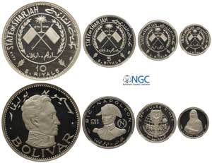 Sharjah, United Arab Emirates, Silver Proof ... 